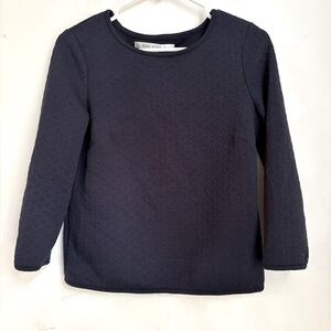 MAX STUDIO TEXTURED TOP
NAVY BLUE SIZE S